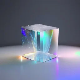 3d holographic on infinite white background, glow, glass effect, 4k. sober. fintech