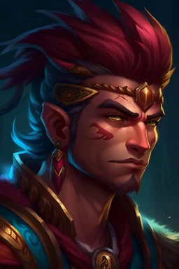 Rakan from league of legends realistic style profile picture