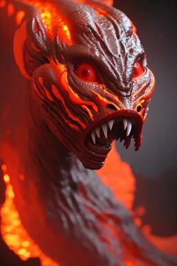 Lava alien, utra realistic, hyper detailed, masterpiece, sharp focus,volumetric lighting, ultra photoreal, lens macro,hypermaximalist, unreal engine, UHD, 64k