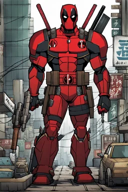 Deadpool mecha, anime