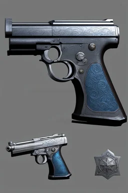 An old revolver that I made some time ago based on a piece of concept art by Keith Thompson. This is fanart based on concept art from Iron Kingdom, in case there's any doubt. Specs: 7.300 triangles 2048*2048 PBR textures Software used: Blender, xNormal, Photoshop, nDo and Marmoset Toolbag 2.