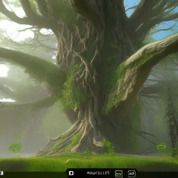 World tree under the root