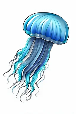 small jellyfish clip-art