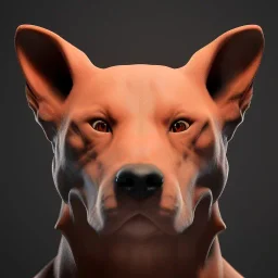 portrait of fantasy ancient God animal dog Annubis, unreal engine 5, 8k, ignore NSFW,fire theme,realistic.