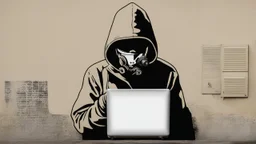 hacker by banksy