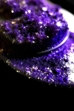 purple glitter part landscape