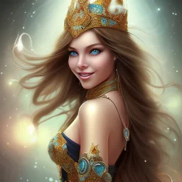 Beautiful women goddess full image smile