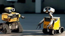 wall-e confronted to The Terminator (1984)