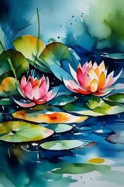 water colours
