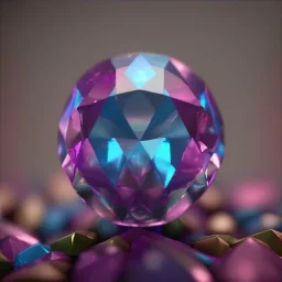 rare colorful gems, surreal max detail 8k