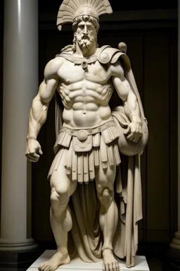 Roman Statue Aeneas the trojan hero