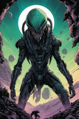 ALIENS (2019) Drawn by Tradd Moore, colored by Heather Marie Lawrence Moore