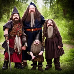 photo, Dwarf wizard shoot, black kids