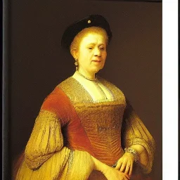 Portrait of a lady by Rembrandt