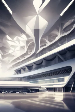 Ultra modern futuristic design of Airports