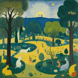 Paul SérusierLe Jardin des délices (The Garden of Earthly Delights) Peinture de Paul Sérusier