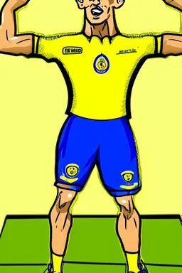 Cristiano Ronaldo Footballer ,cartoon 2d