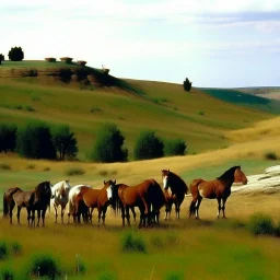 Nebraska 1997 Wild Horse Hill Photo