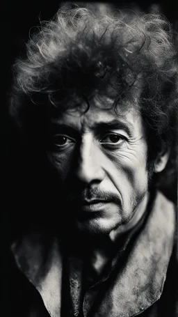 Radiant black background. Bob Dylan , top view camera, art by Deborah Turbeville, wide angle lens, Alessio Albi, Paul Strand, Russ Mills, (tiny details:1.5), close-up, fast shutter speed, defined direction, studio lighting, kodachrome warm, masterpiece, hyper detailed, distortion, hipstamatic, bokeh,