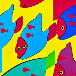 fish pop art