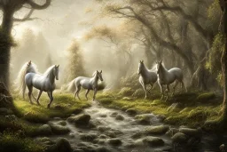 white horse FOREST