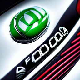 skoda car brand logo futuristic badge