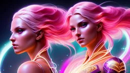 Lexica Aperture v2 Hyper detailed ultra sharp, trending on artstation, vibrant aesthetic, blonde ethereal subtle (((smiling)))+++ luminous heavenly goddess, angel, colorful, psychedelic, ornate, intricate, digital painting, concept art, smooth, sharp focus, illustration, not human anthropomorphic alien cyborg, art by artgerm and greg rutkowski and h. r. giger, louis royo, salvador dali, 8 k