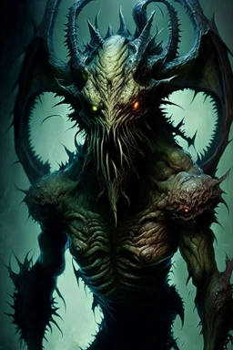 humanoid monster demon brutal beast demon abomination lovecraftian