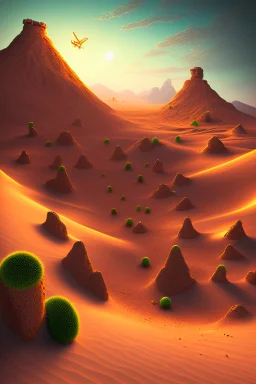 Crowded Desert