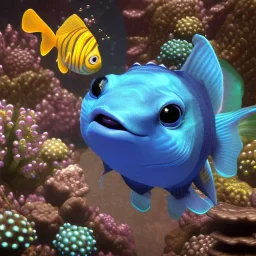 cute fish “wearing avatar make up” Pandora