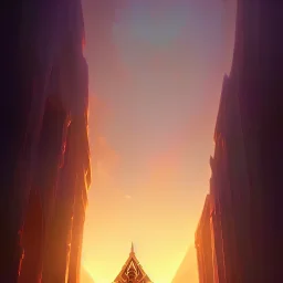 A magic door opening to Pyramids , high quality, high details , hd, hyper realistic, magic style ,Anubis