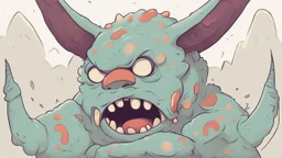 وحش مشوش مخيف