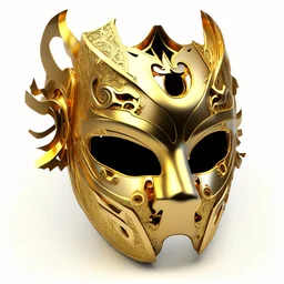 mechanical gold mask png