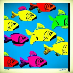 fish pop art