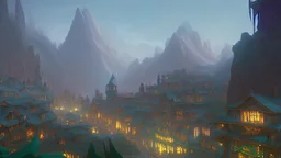 city of the elves in the mountains