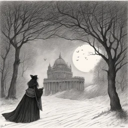 [art by Dom Fuas Roupinho] "Cy est Pourtraicte, Madame Ste Ursule, et les Unze Mille Vierges" is a poem in Wallace Stevens's first book of poetry, Harmonium. It was first published in 1915 in the magazine Rogue.