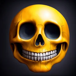 ANATOMICALLY CORRECT SKULL OF A SMILEY FACE