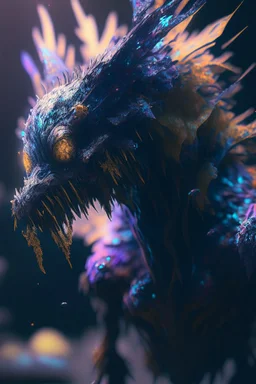 Glitch creature ,8k resolution, high-quality, fine-detail, muted colors,intricate, digital art, detailed matte, volumetric lighting, illustration, octane render