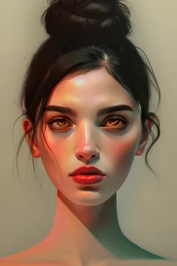 portrait of woman by maye torres