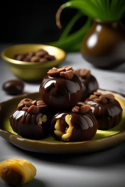 Palm dates stuffed with Nutella Saudi