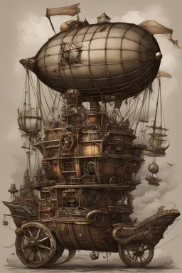 pirate airship steampunk