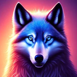 fantasy painting of a legendary cool wolf with black fur and blue piercing blue eyes in the night with black shade showing full body, extreme dense and fine fur, from the side, neon black flames, 8k resolution, detailed eyes, ultra hyperdetailed, Unreal Engine 5, ultra colorful, very small details