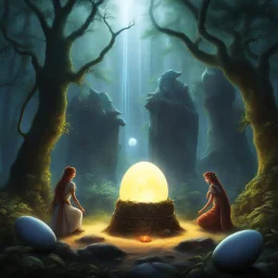 In the secretive realm of the Ruxa Koros, a mysterious event unfolds as The Great Nema, revered by all, has laid her eggs. The air is filled with an electric anticipation as a pair of household slaves assist her in this sacred ritual. The process is smooth, devoid of complications, a sign of hope and prosperity for the future. The news is yet to break in the hallowed halls of the Ruxa Koros, but whispers of the event begin to spread like wildfire, foreshadowing a wave of celebration and a deepen