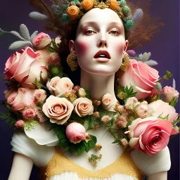 Goddess of Floral Decay by James C. Christensen photographed by Tim Walker