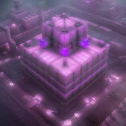 purple cube energy power plant