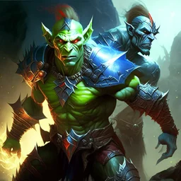 A super soldier of Orc and Elf race with magical power