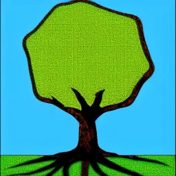 tree pop art