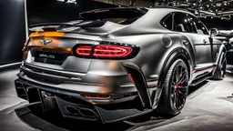 bentley bentayga BRABUS ROCKET bodykit, rear view, desktop wallpaper, 4K, Cinematic