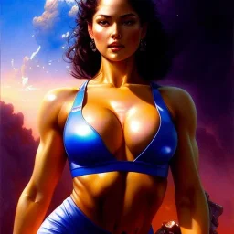 fullbody portrait 'beautiful face sexy Busty Lorna workingout at gym',hyperrealistic skin,Hyperrealistic crystal clear eyes,painting by gaston bussiere, greg rutkowski, yoji shinkawa, yoshitaka amano, tsutomu nihei, donato giancola, tim hildebrandt,Paolo Serpieri, oil on canvas, cinematic composition,sharp image, extreme detail,((fit full head inside picture)),32k