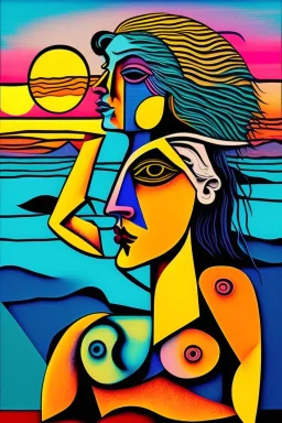 sunset picasso